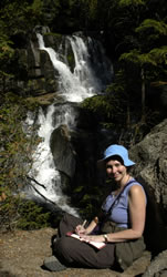 Annette at Katahdin Falls