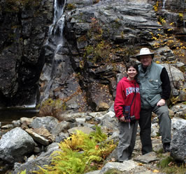 Annette and Larry at Silver Cascades