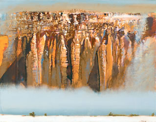 Desert Fog Bank by V Douglas Snow