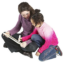 teacher and girl