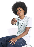 teen pointing