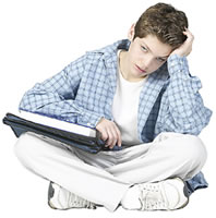 boy frustrated