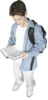 boy reading