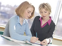 teacher and student