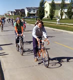 biking