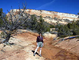 Annette in creek