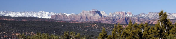 Zion from Elephant Butte