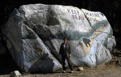 Annette and Painted Rock