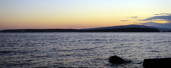 sunset at Schoodic